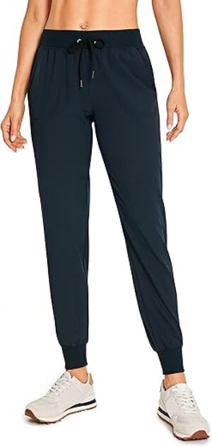 CRZ YOGA Women’s Lightweight Workout Joggers With Pockets
