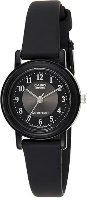 Casio Women’s LQ139A-1B3 Black Analog Watch