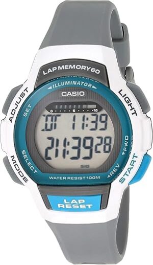 Casio Women’s LWS-1000H-1AVCF Runner Digital Watch