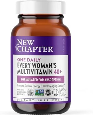 New Chapter Women’s Multivitamin 40+ For Energy, Healthy Aging