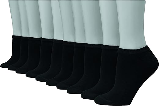 Hanes Women's No Show Moisture-Wicking Socks