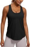 CRZ YOGA Women’s Pima Cotton Racerback Tank Tops