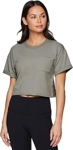RBX Women’s Relaxed Crop Top T-Shirt