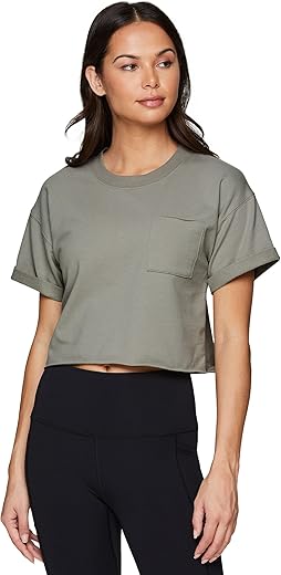 RBX Women's Relaxed Crop Top T-Shirt