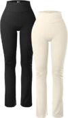 OQQ Women’s Ribbed Seamless High Waist Leggings