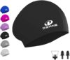 Dsane Women’s Silicone Swim Cap With Ear Plug