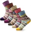 MORECOO Women’s Thick Wool Cozy Socks