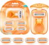 DreamGenius Women’s Travel Razor With 5 Cartridges