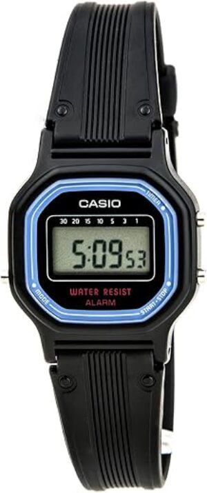 Casio Women’s Vintage LA11WB-1 Black Resin Watch