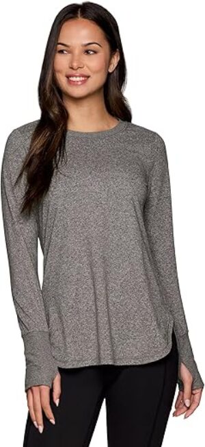 RBX Women’s Yoga Tunic Top, Relaxed Fit