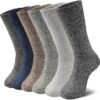 YUVFEHY Wool Socks Mens Soft Warm Winter