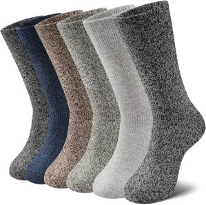YUVFEHY Wool Socks Mens Soft Warm Winter