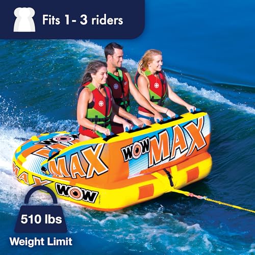WOW Sports Max Inflatable Towable Deck Tube - Image 3