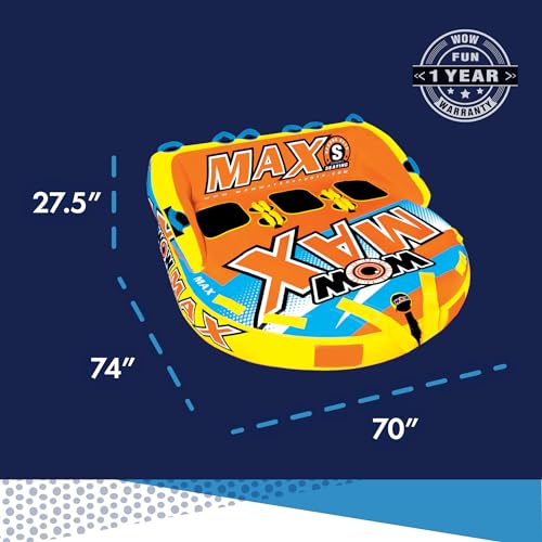 WOW Sports Max Inflatable Towable Deck Tube - Image 4