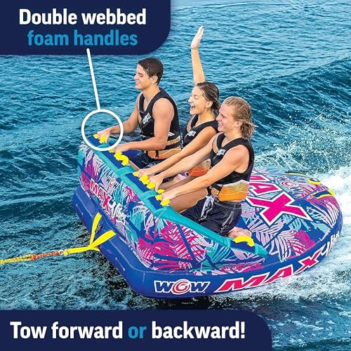WOW Sports Max Tropical Inflatable Towable Tube - Image 4