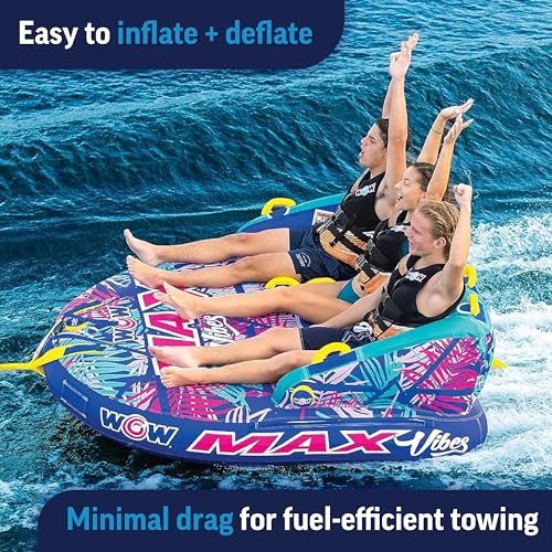 WOW Sports Max Tropical Inflatable Towable Tube - Image 5