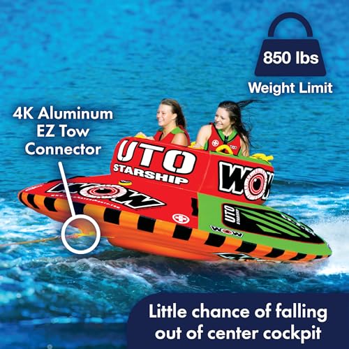 WOW Sports UTO Starship Towable Tube for Boating - Image 3