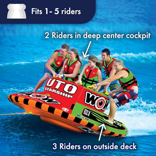 WOW Sports UTO Starship Towable Tube for Boating - Image 2