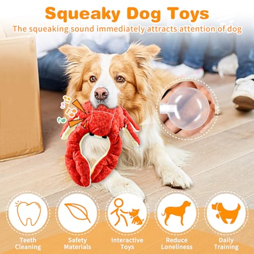 WOWBALA Squeaky Plush Interactive Dog Toys - Image 2