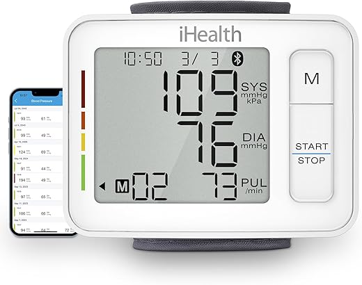 iHealth Wrist Blood Pressure Monitor with Bluetooth