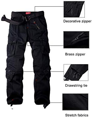 XNMAYA Women's Quick Dry Camo Cargo Pants - Image 4