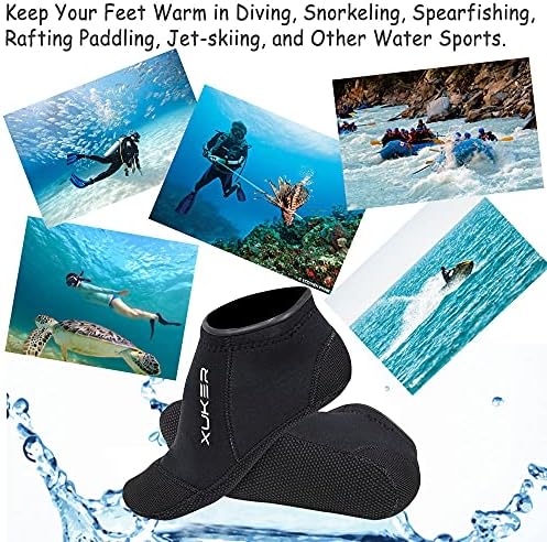 XUKER Neoprene Water Socks 3mm, Sand Proof - Image 5