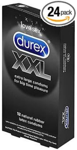 Durex XXL Extra Large Lubricated Condoms