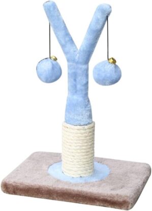 Penn-Plax Y-Shaped Sisal Scratching Post With Toys