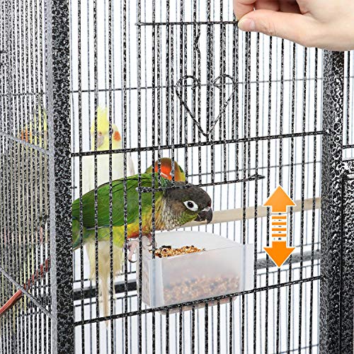 Yaheetech Wrought Iron Rolling Large Bird Cage - Image 5