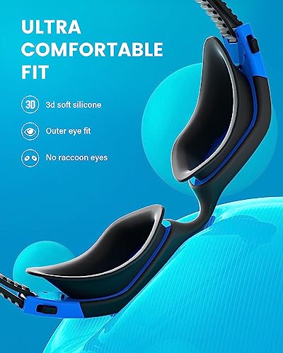 YAKAON Polarized Swim Goggles, Anti-Fog No Leaking - Image 4