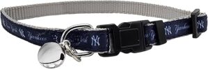 Pets First Yankees Satin Cat Collar With Bell