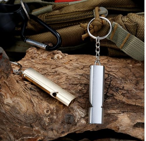 Yauende Loud Safety Survival Whistles With Carabiner - Image 5