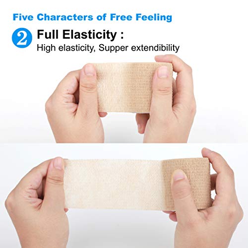 YAXEON Cohesive Self-Adhesive Medical Tape Wrap - Image 4