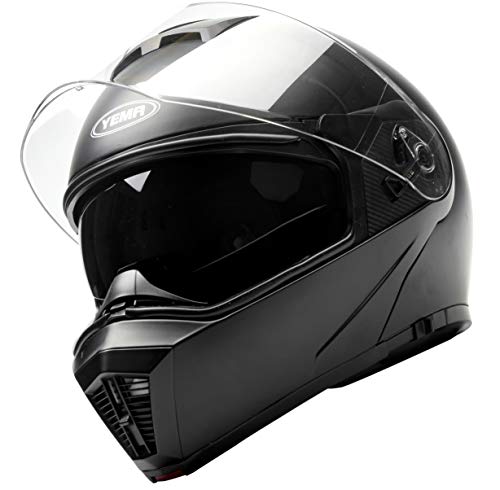 YEMA Modular Flip-up Helmet YM-929 With Sun Visor - Image 4