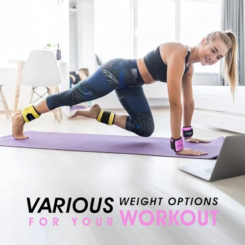 Yes4All Wrist & Ankle Weights Pair 1lb-10lbs - Image 5