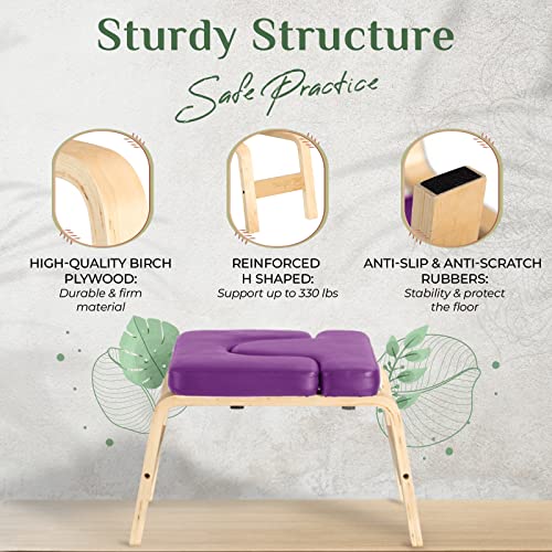 Yes4All Yoga Headstand Bench With PU Pads - P.A - Image 3