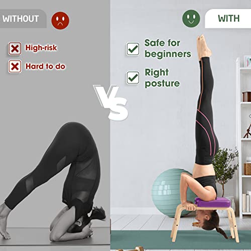 Yes4All Yoga Headstand Bench With PU Pads - P.A - Image 5