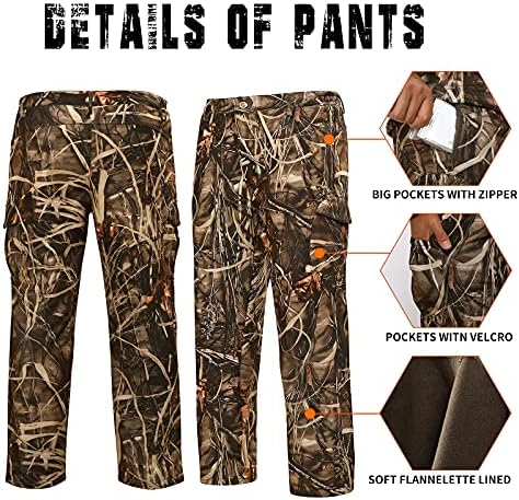 YEVHEV Quiet Hunting Camouflage Hoodie Jacket Pants - Image 4