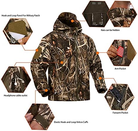 YEVHEV Quiet Hunting Camouflage Hoodie Jacket Pants - Image 2