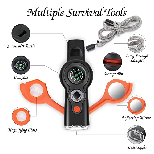 YL Mainland 7-in-1 Emergency Survival Whistle Tool - Image 2