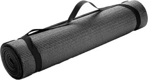 Mind Reader Yoga Fitness Extra Thick Exercise Mat YOGAPVC-BLK