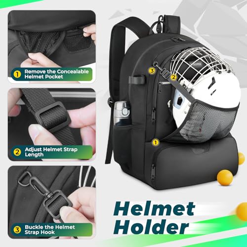 YOREPEK Lacrosse Backpack With Large Capacity - Image 4