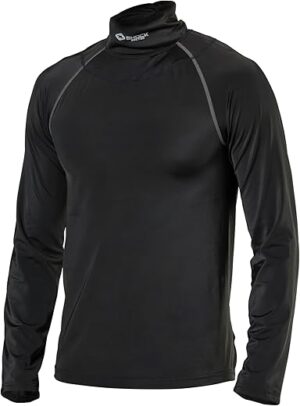 Youth Boys Compression Shirt With Neckguard