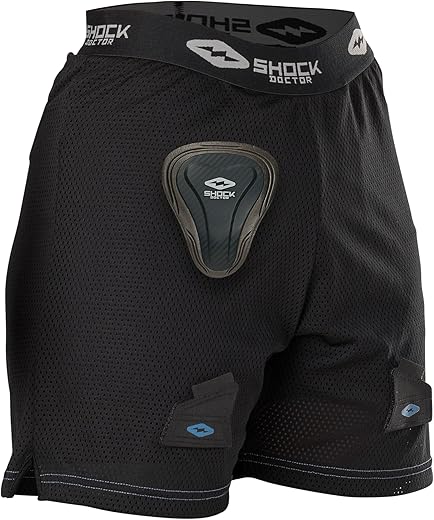 Shock Doctor Youth Girl Hockey Shorts With Pelvic Protector
