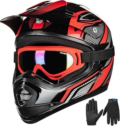 ILM Youth Kids ATV Motocross Helmet B07