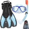 KUYOU Youth Snorkel Set Ages 7-16 – Anti-Fog
