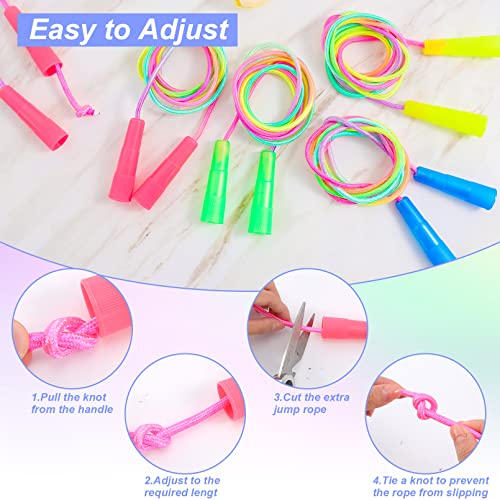 Ytaolis Rainbow Jump Rope Set, 12 Pack - Image 5