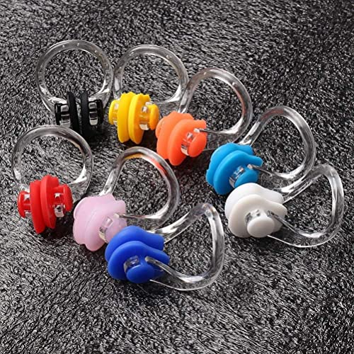 YUANQIAN 18Pcs Silicone Swim Nose Clips, Multi-Color - Image 3