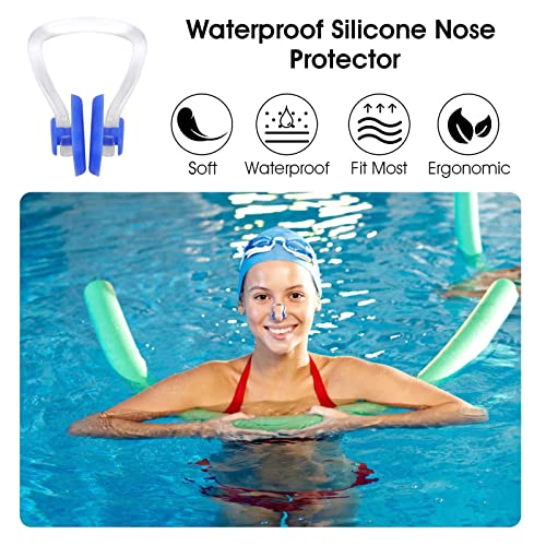 YUANQIAN 18Pcs Silicone Swim Nose Clips, Multi-Color - Image 4