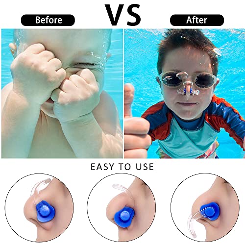 YUANQIAN 18Pcs Silicone Swim Nose Clips, Multi-Color - Image 5